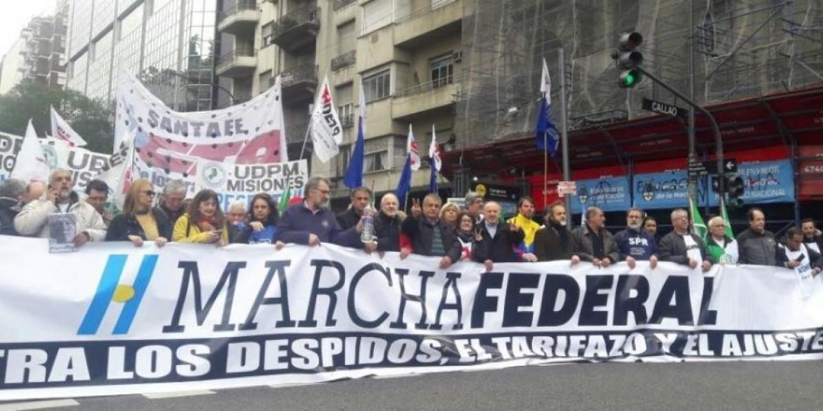 ¿Quiénes dijeron "presente" en la #MarchaFederal?
