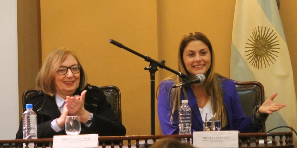 Senadora Ferraro  estamos convencidos que muy pronto tendremos paridad en la  Provincia 
