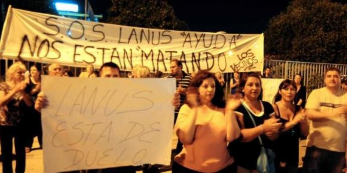 Lanús, en jaque por la inseguridad vuelve a marchar "por todos los que faltan"
