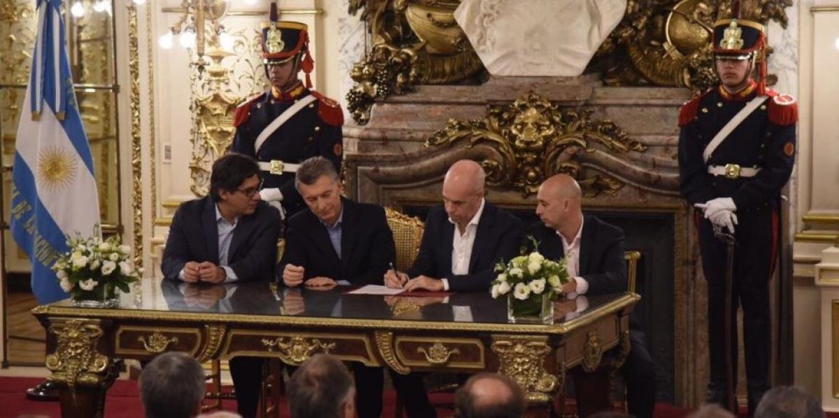 Macri en el traspaso de la Justicia penal ordinaria al ámbito de CABA pidió "eficiencia" y "dinamismo" al Poder Judicial