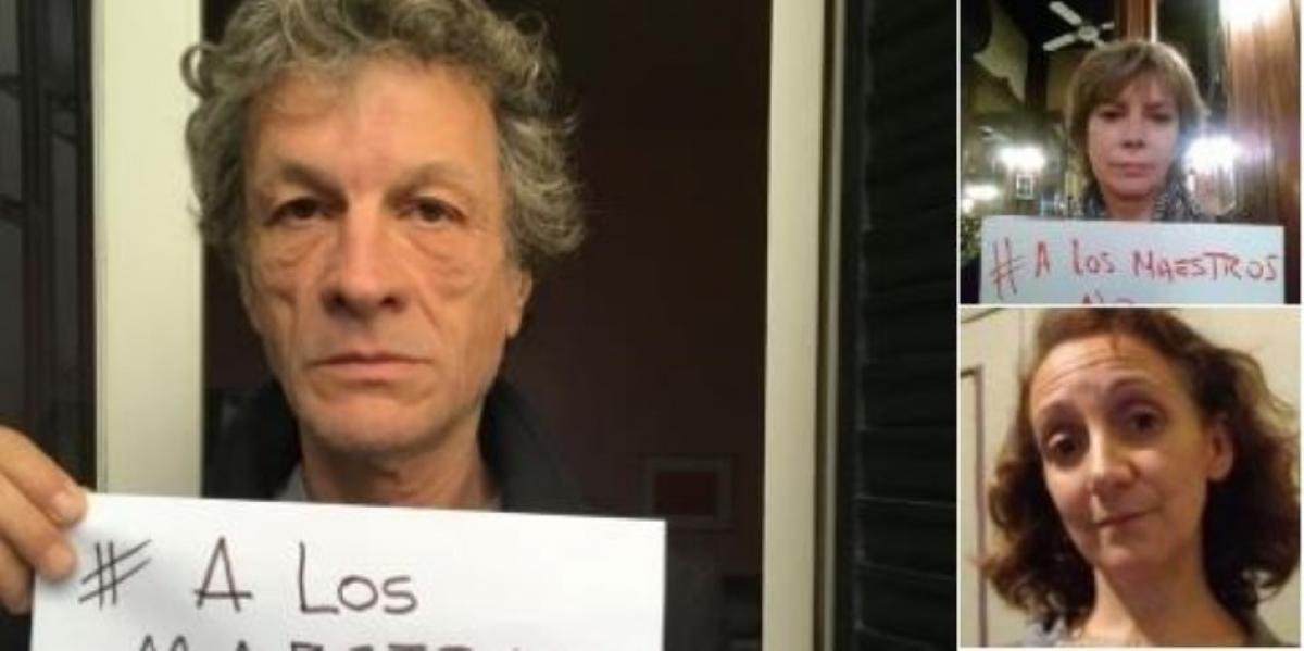 Actores repudian la represión a los maestros y afirman que "no se les pega"