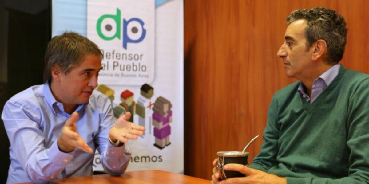 Randazzo se juntó con otro sciolista, esta vez para defender el freno al tarifazo de luz