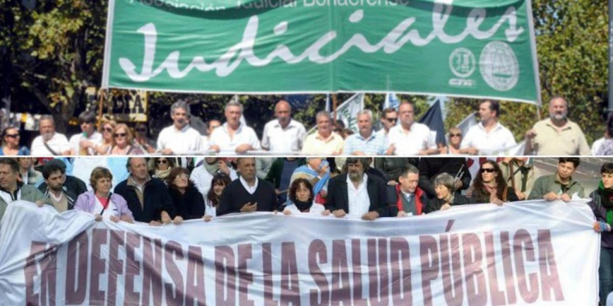 Médicos y judiciales bonaerenses otra vez de paro "el gobierno sigue con la misma propuesta"