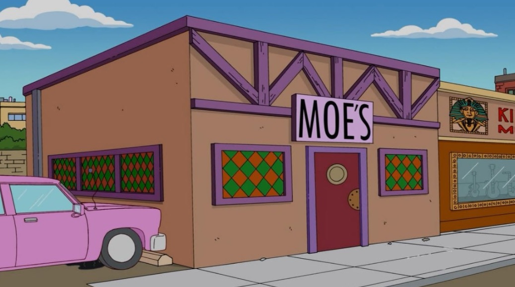 Personaje de los Simpsons puso su local en el Conurbano