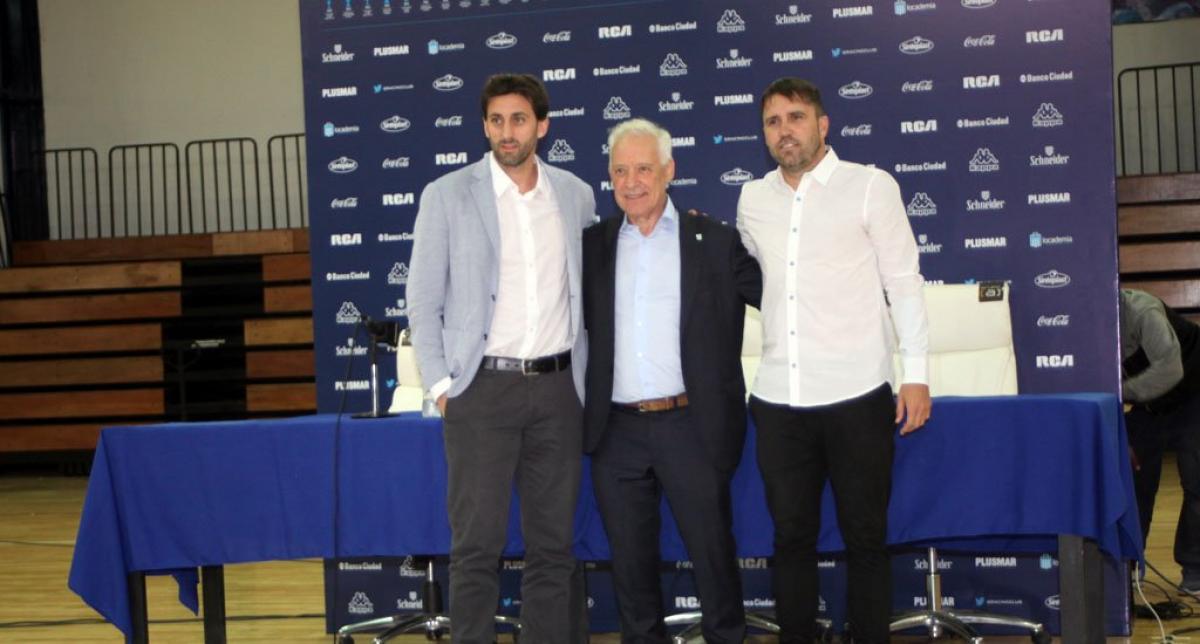 Racing presentó a Eduardo Coudet y Diego Milito