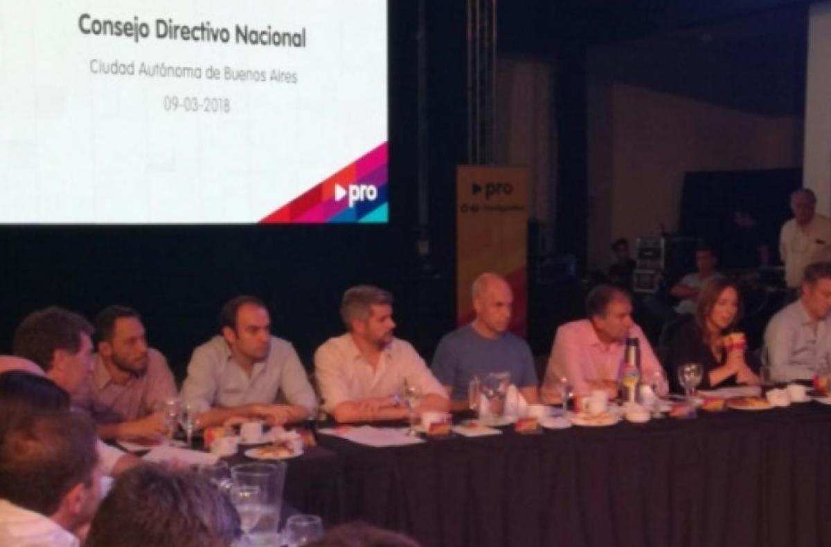 Los que participaron del Consejo Nacional del PRO para comenzar a delinear las estrategias para el 2019