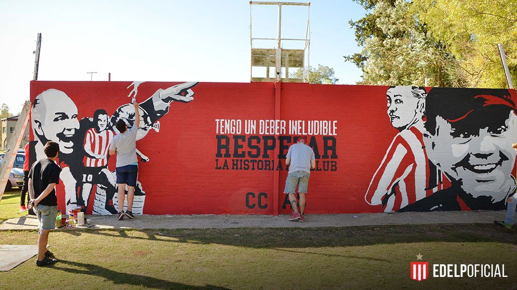 Presentación de Murales en homenaje a Alejandro Sabella e historia del Pincharrata