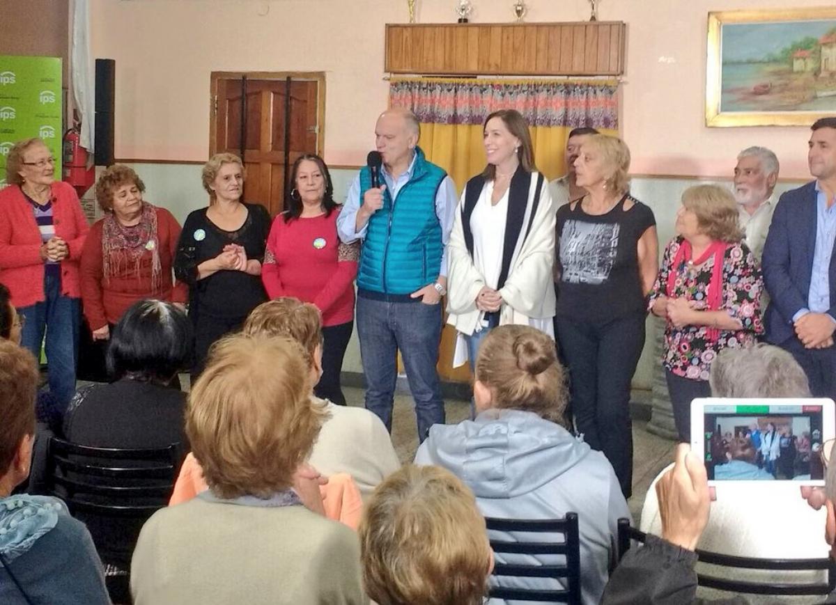 Junto a Grindetti, Vidal presentó un nuevo sistema de jubilación digital
