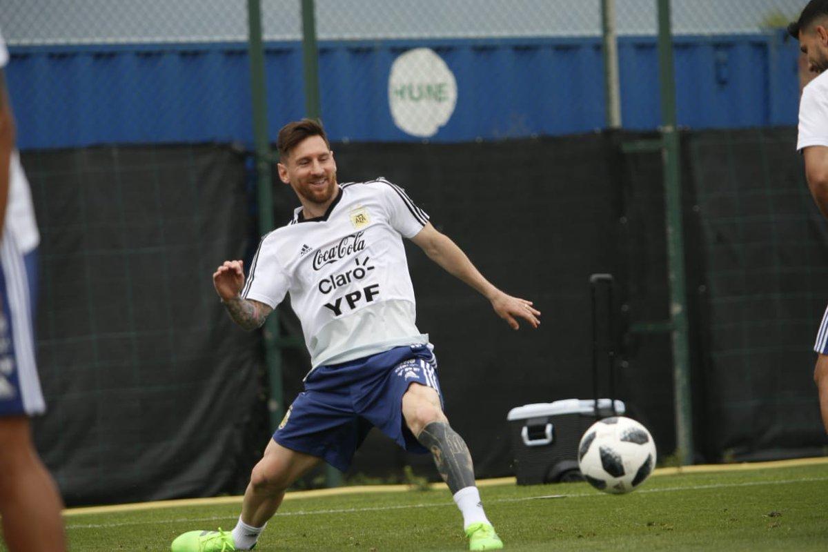A 11 días de #Rusia: Argentina ya realizó el único entrenamiento del sábado