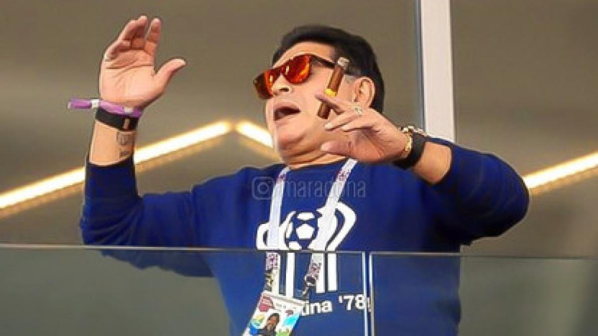 Maradona pidió disculpas mediante las redes sociales a la organización