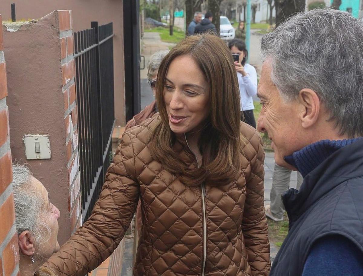 Con Vidal y Macri en Luján para "dar la cara", en Cambiemos realizaron un nuevo timbreo