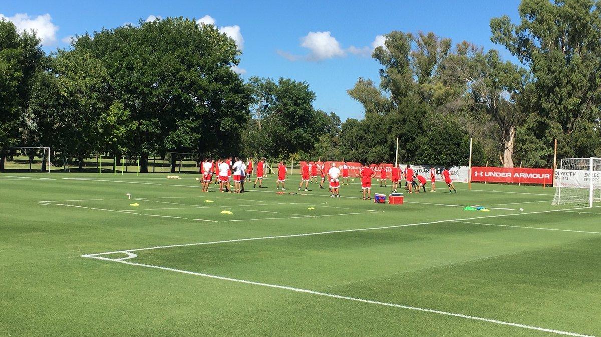 Vuelta a los entrenamientos con Braña, Pavone y Lugüercio