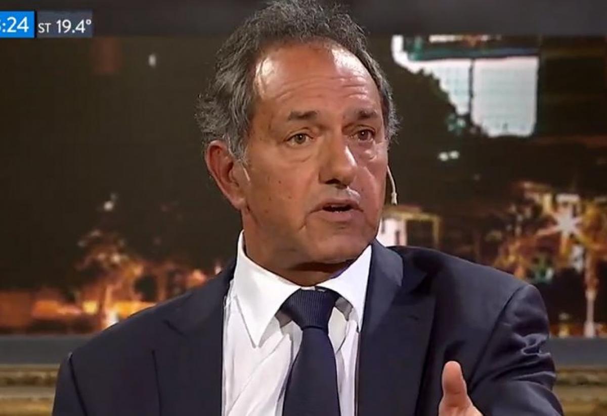 Scioli desafiante: "Voy a ser candidato a presidente contra Cristina o contra quién sea"