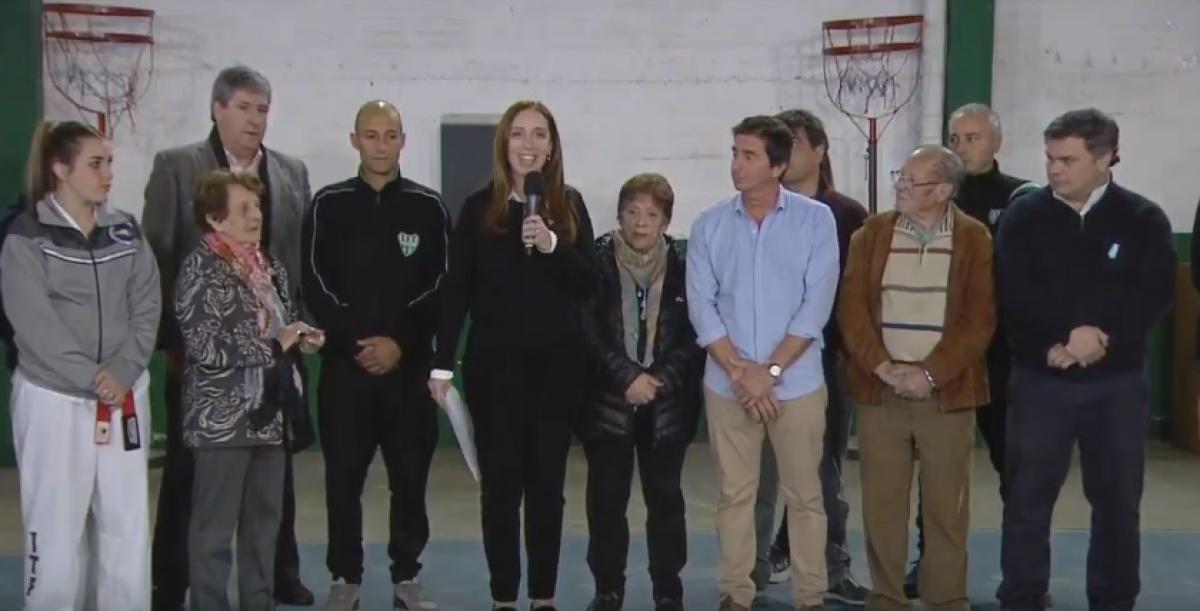 En clave electoral, Vidal agregó a los clubes de barrio en su paquete “anticrisis” y anunció una tarifa social eléctrica