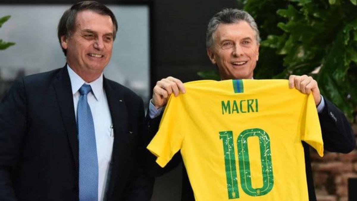Contundente apoyo de Bolsonaro a Macri: "Tenemos los mismos ideales"