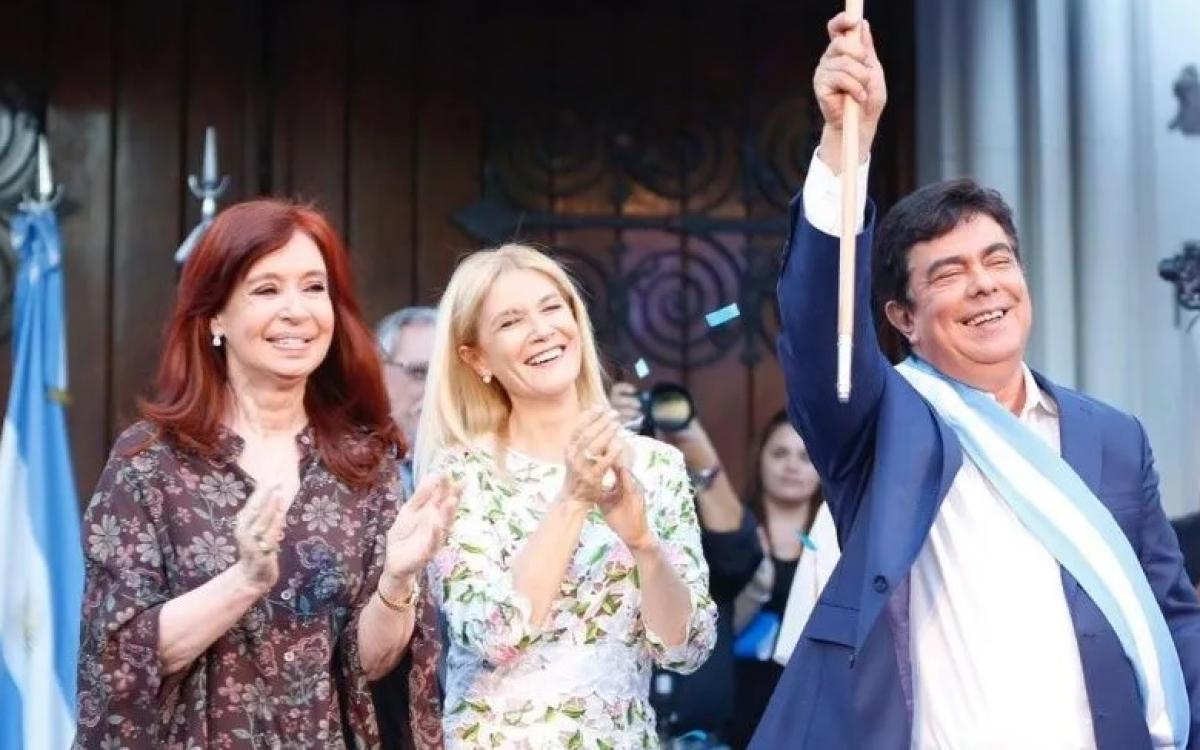 Espinoza asumió como intendente de La Matanza con el acompañamiento de CFK