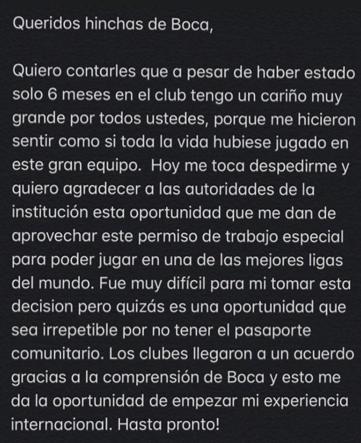 Alexis Mac Allister, finalmente se va de Boca