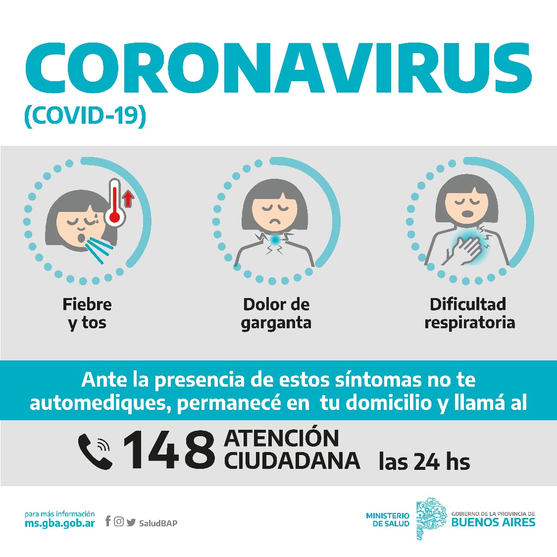 La Provincia habilita su propia línea para atender llamadas sobre coronavirus