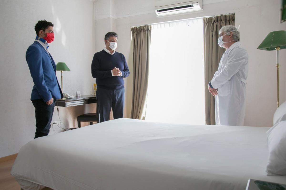 Vicente López pone a disposición un hotel exclusivo para uso de sus médicos