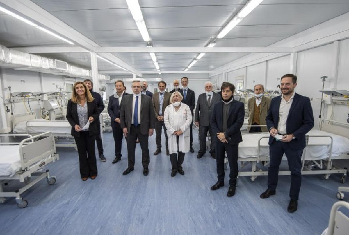 En pleno aislamiento, Fernández y Kicillof muestran presencia juntos en el conurbano