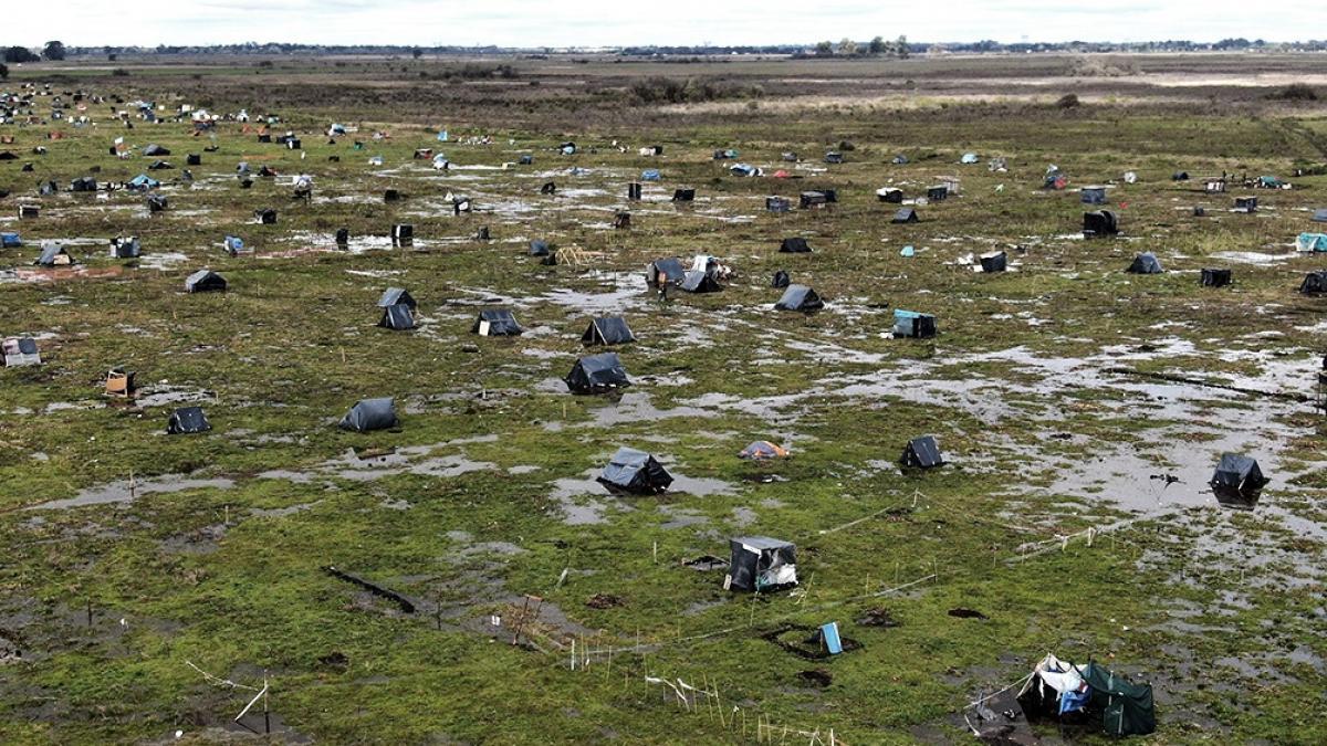 La Justicia ya definió fecha para el desalojo de las familias que ocupan tierras en Guernica
