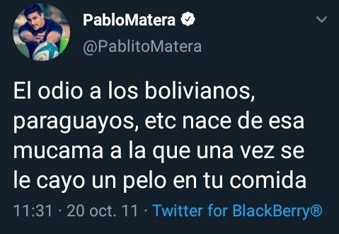 Repudio al capitán de Los Pumas: mensajes racistas, homofóbicos y antisemitas