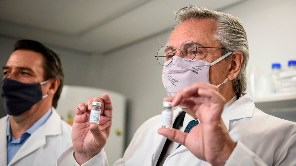 Fernández expresó su “orgullo” por el desarrollo del suero hiperinmune anti Covid-19