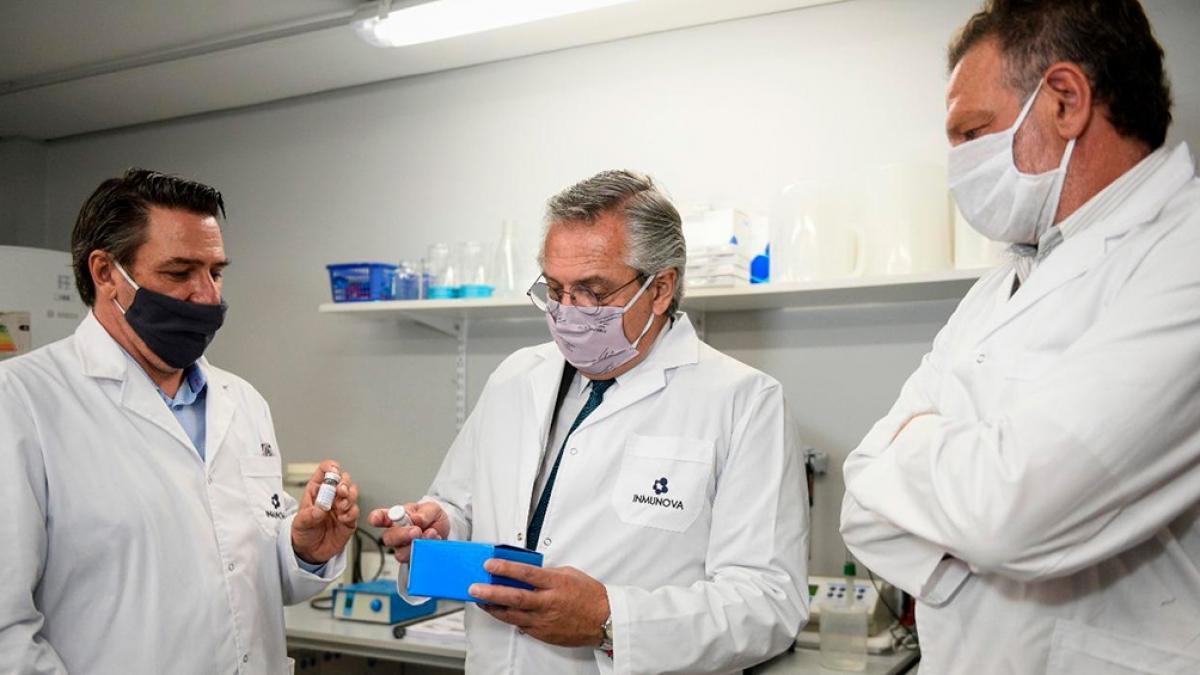 Fernández expresó su “orgullo” por el desarrollo del suero hiperinmune anti Covid-19