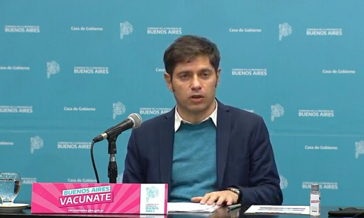 Kicillof: "En los distritos del Conurbano estaríamos empezando con un retorno gradual a la presencialidad"