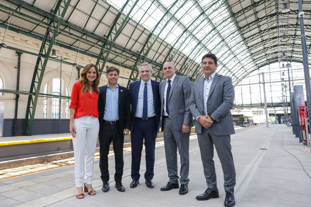 Fernández inauguró una obra abandonada por el macrismo junto a Kicillof y Tolosa Paz