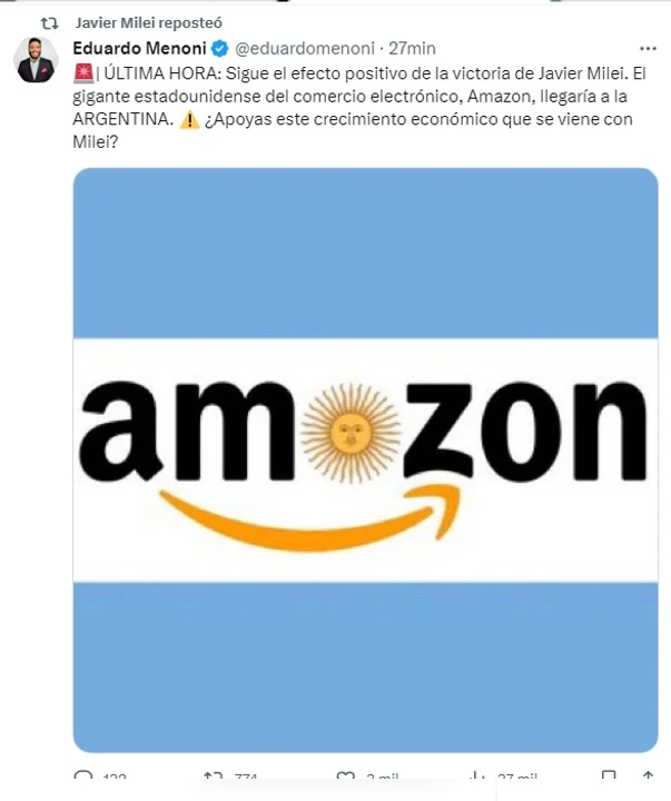 Competencia para Galperín: Amazon llegaría a la Argentina y amenaza con correr a Mercado Libre
