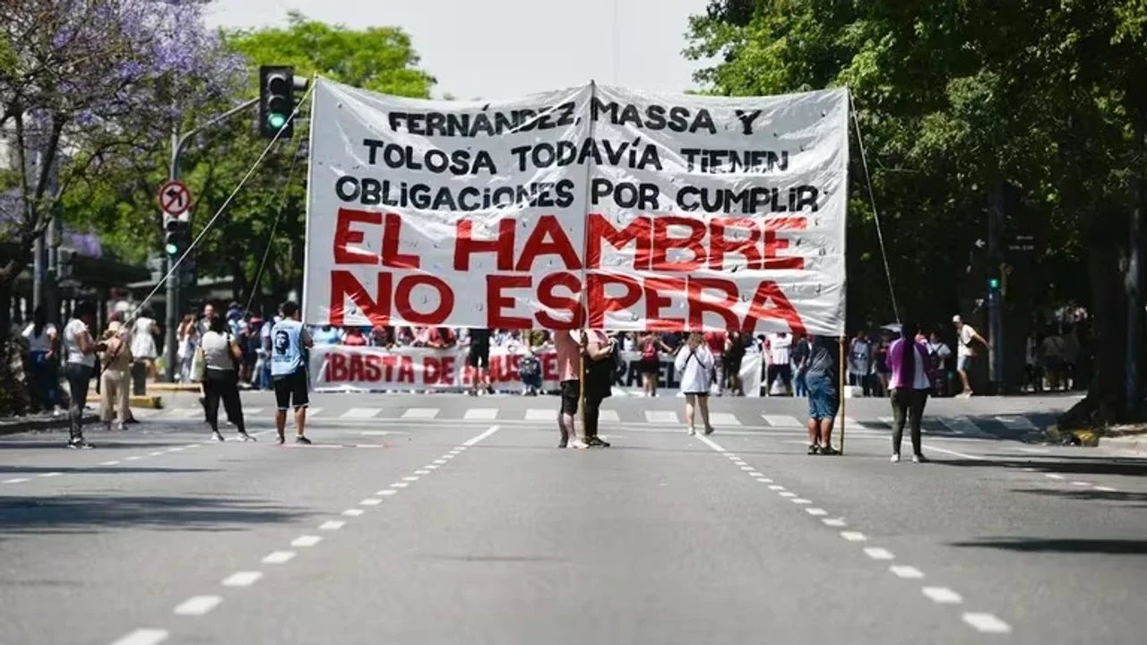 Piqueteros le enviaron un mensaje a UP: "Todavía tienen obligaciones por cumplir"