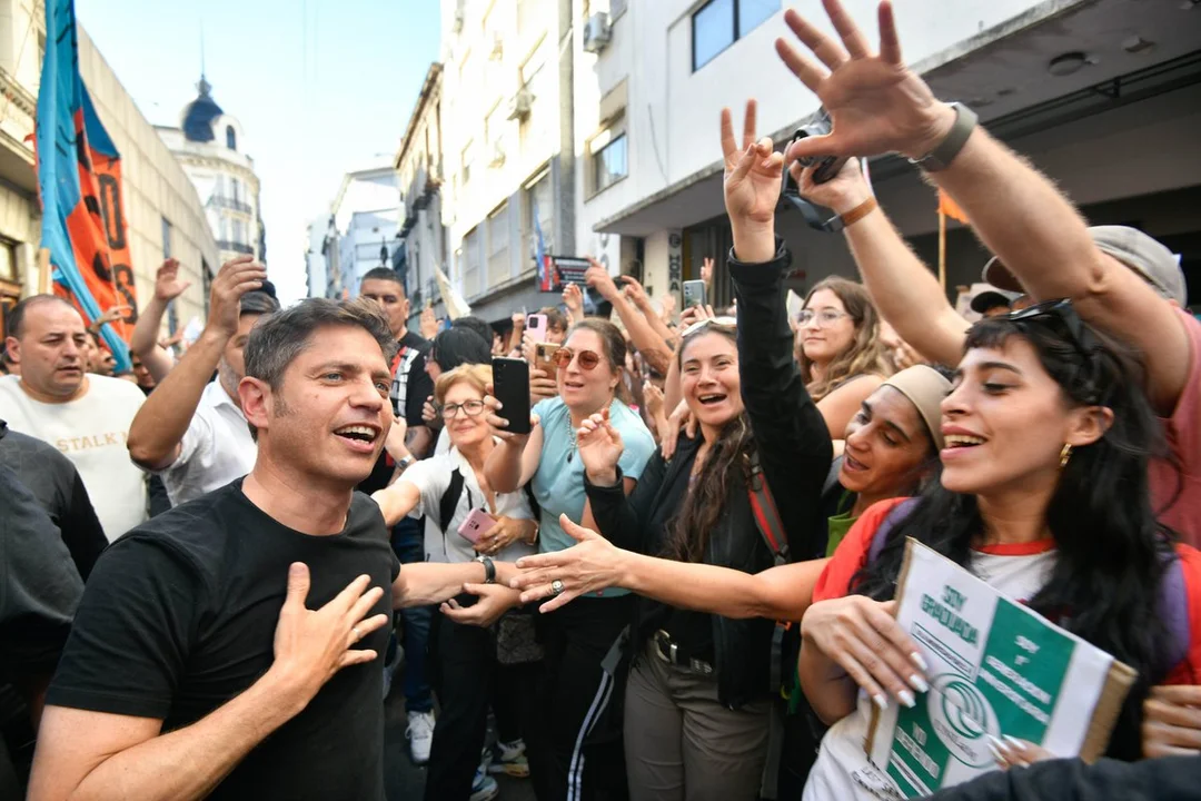 Las palabras de Kicillof desde la marcha universitaria: “El pueblo no está desatento ni dormido”