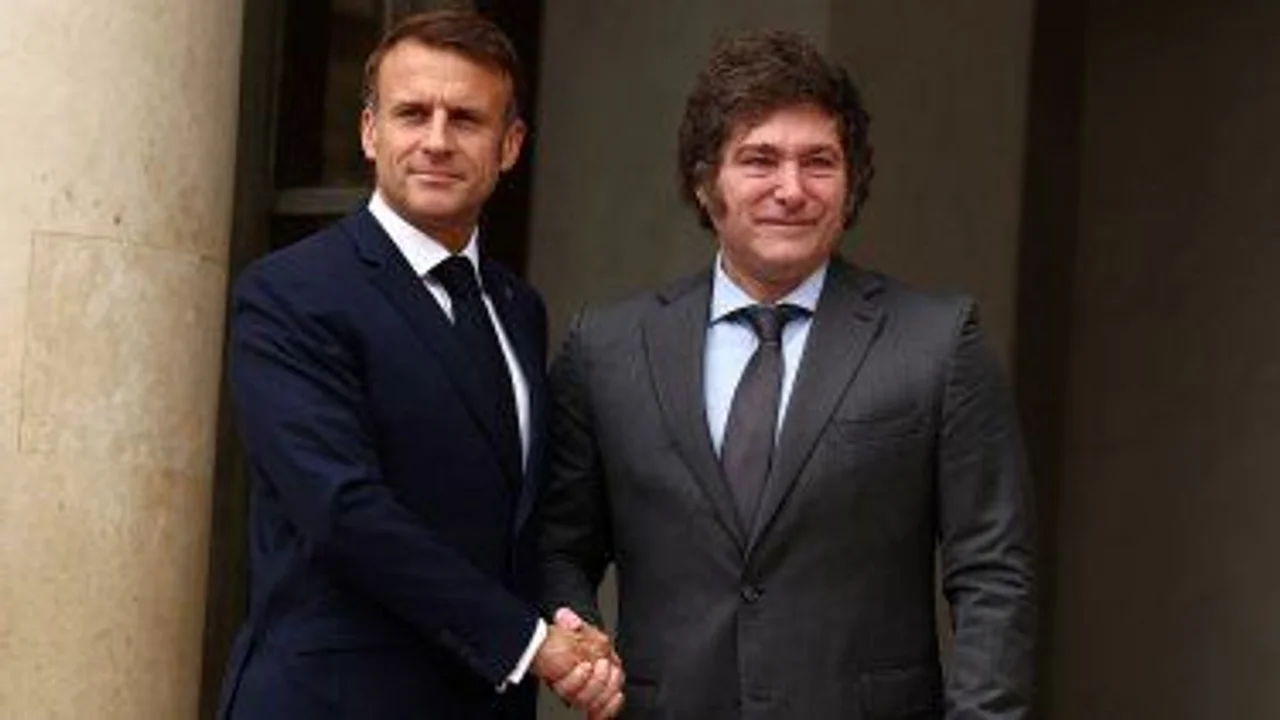 Milei tuvo su reunión bilateral con Macron en medio de las tensiones entre Francia y Argentina
