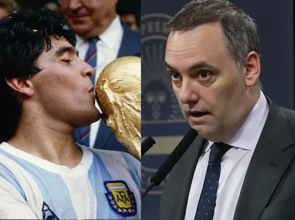 Adorni reculó fuerte por su ofensa a Maradona