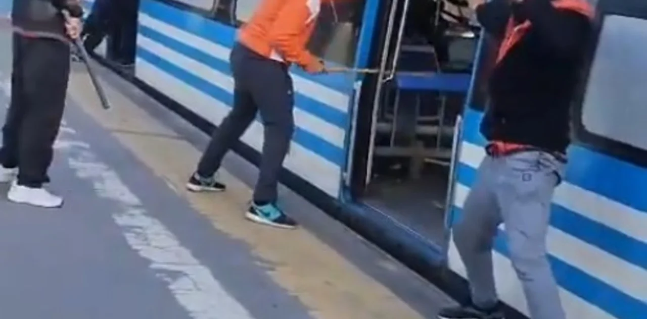 "Pegale un tiro hermano": Caos y violencia en el tren Sarmiento
