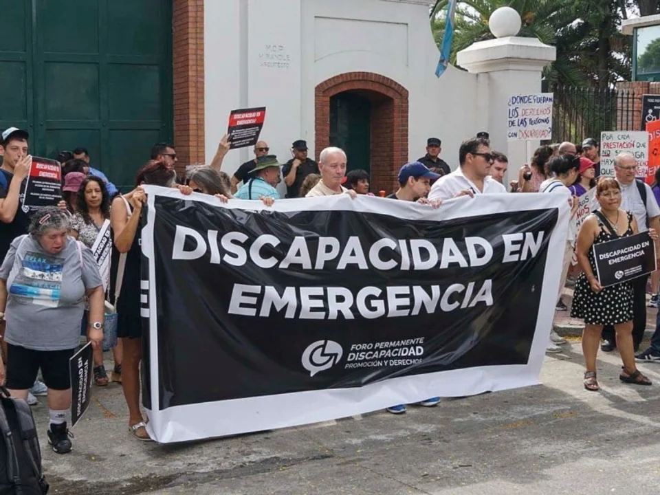 Miles de personas con discapacidad movilizan en todo el país contra el ajuste de Milei