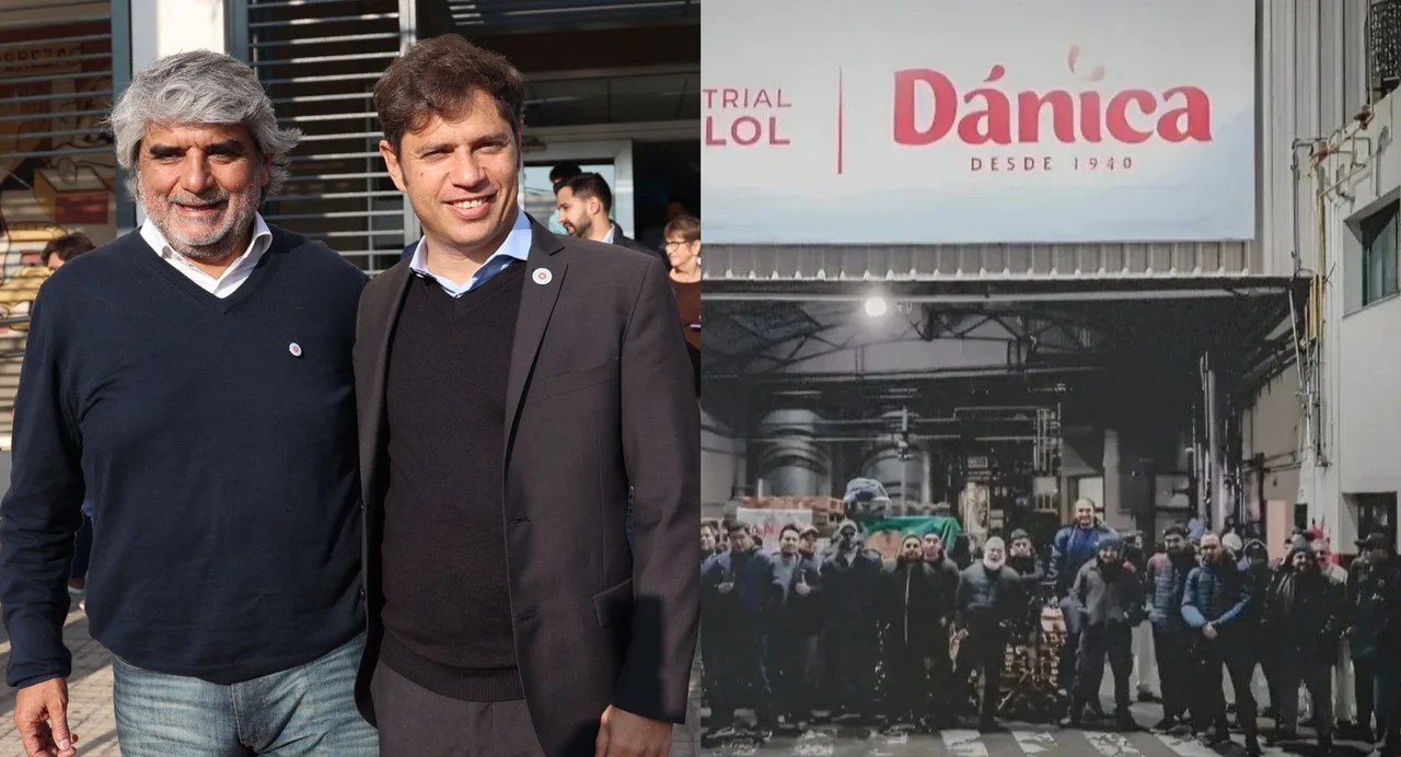 Kicillof intercedió y salvó del cierre a la histórica fábrica de Dánica en Llavallol